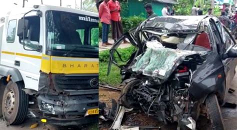 Wayanad Three youngsters were killed after the car they were travelling in fell into a 10ft deep ditch on the Kalpetta-Padinjarethara Road here on Sunday. . Wayanad accident news today